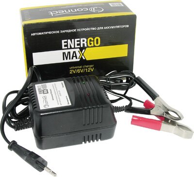 Зарядное устройство Energomax Universal Charger для аккумуляторов 2В, 6В, 12В